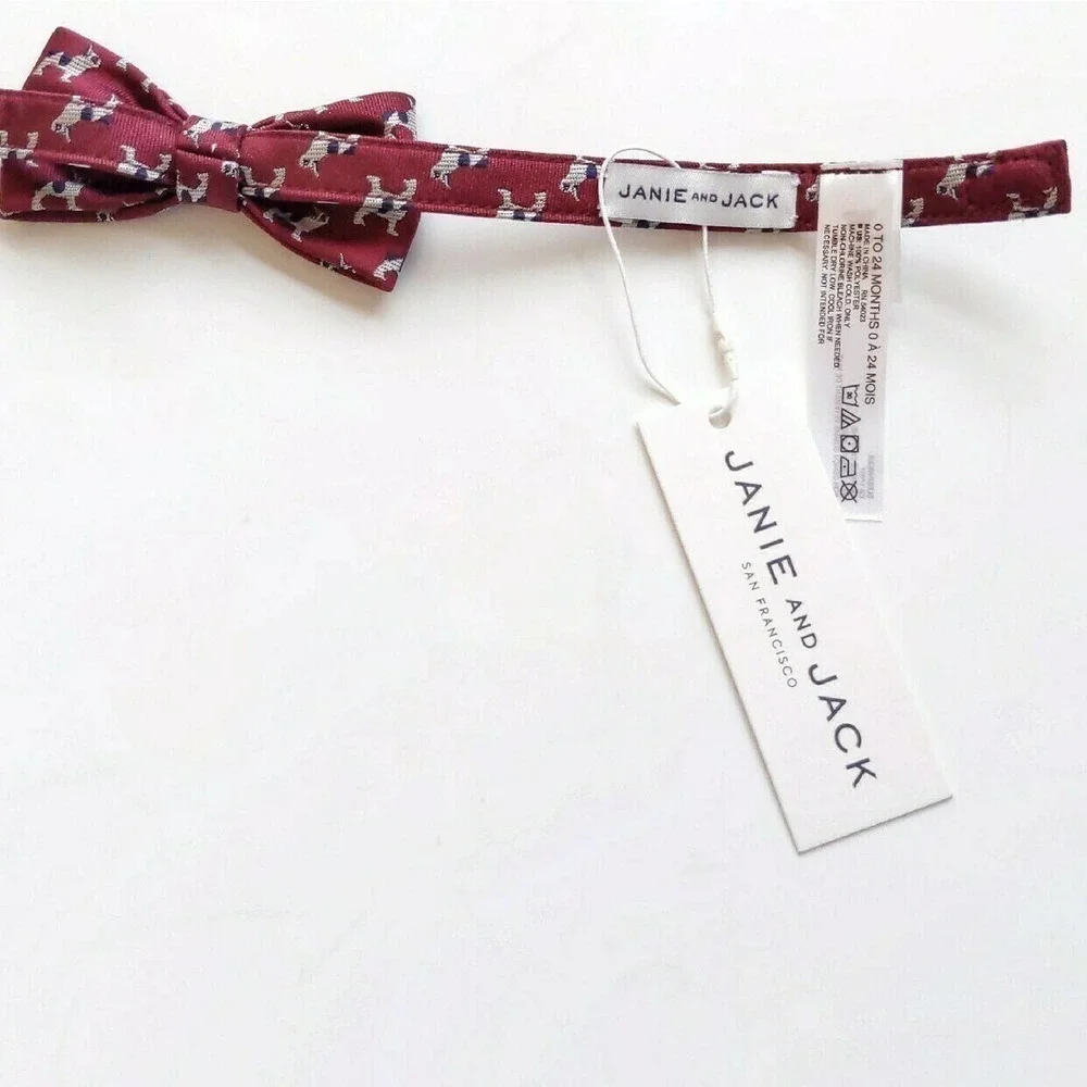Baby Doggie Bowtie Janie Jack 0-24m